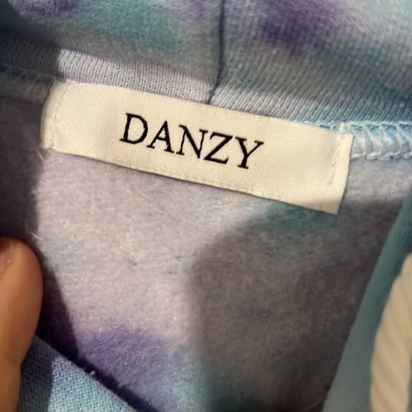 Danzy Purple and turquoise sweat suit - Picture 2 of 3